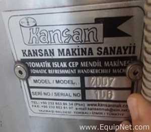 Línea de Máquinas para Formado, Llenado, Sellado Kansan  Kansan Islak Mendil Makinesi ( IM1) KNC-O4-1400