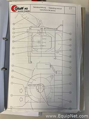 Bombo Abierto para Recubrimiento Glatt GC1500
