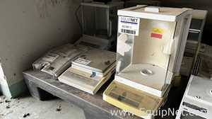 Mettler Toledo AB204-S/FACT Analytical Balance with Sartorius Precision Balance and Sartorius Printe