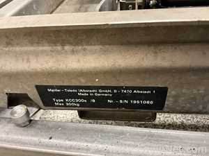 Mettler Toledo KCC300S 300KG Bench Scale with ID1-PLUS Weight Indicator on Trolley