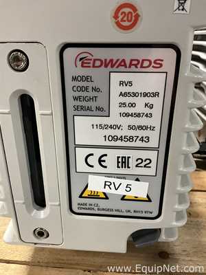 Edwards RV5 Vacuum Pump
