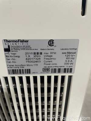 Centrífuga para laboratorio Thermo Fisher Scientific Fisher AccuSpin Micro 17R