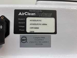 Air Clean 600 AC632LFUVC PCR Workstation