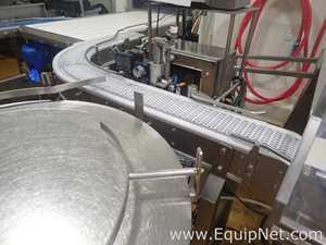 Stainless Steel Curved Modular Table Top Conveyor