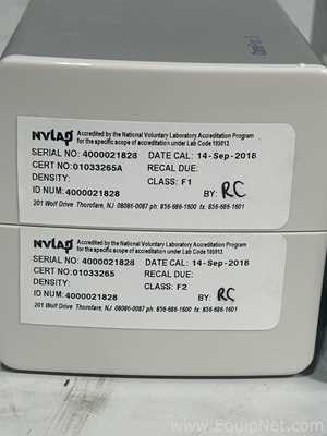 lote de  3 Pesos de Calibração Mettler Toledo Requisitos de Ar 200 G