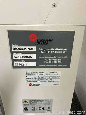 Beckman Coulter Biomek NxP Automated Liquid Handler
