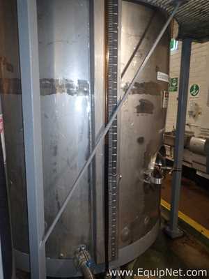 7000 Lt Approx Stainless Steel Tank - Evaporator Feed Tank