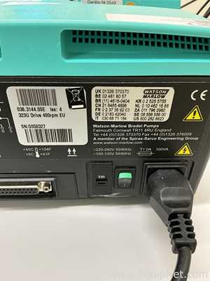 Lot of 3 Watson Marlow 323U/D Peristaltic Pumps