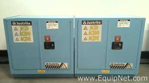 Lote de 2 Gabinete de Almacenamiento JustRite 892322
