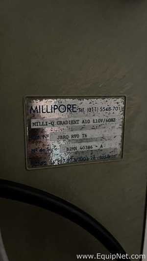 Millipore Gradient A10 Water Purification System with Millipore Automatic Sanitization Module