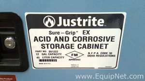 Gabinete de Almacenamiento de Inflamables JustRite Requisitos de aire 12 GALS