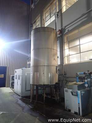 10000 Lt Approx Stainless Steel Hot Water Tank with Grundfos Pump