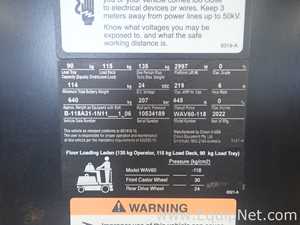 Crown WAV60-118 Top Tier Electric Work Assist Vehicle