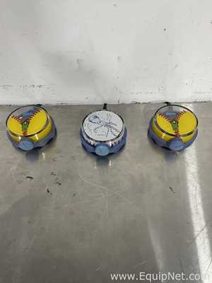 lote de  3 Agitador e Placa de Aquecimento IKA Color Squid