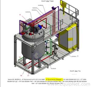 Netzsch 6.000 Lt Mixing Vessel with Self-Cleaning Filter and Electrical Board - Formulation Skid 4-2