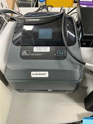 Zebra Technologies GK420t Adhesive Label Printer