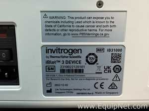 Sistema de Eletroforese Invitrogen iBlot 3