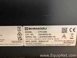 Shimadzu LCMS-2050 Single Quadrupole High-Performance Liquid Chromatograph Mass Spectrometer