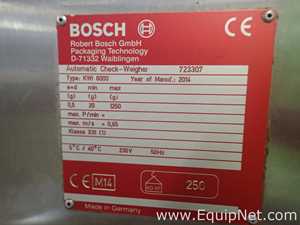 Bosch KWi 6000 Checkweigher - Bosch Line
