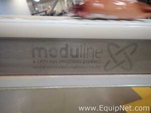Moduline Stainless Steel Mat Top Conveyor Outfeed Bosch Vertical Packaging System - Bosch Line