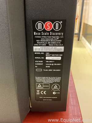Meso Scale Discovery Meso Sector S 600 Electrochemiluminescence Microplate Reader