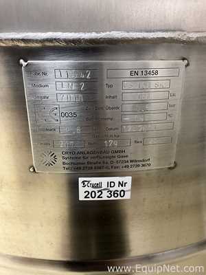 Tanque - Contenedor de Presión Cryo Anlagenau CS 160 SK