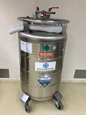 Cryo Anlagenau CS160SK 160 Liter Liquid Nitrogen Storage Vessel
