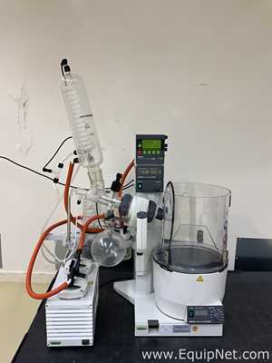 Buchi Rotavapor R-205 Rotary Evaporator System with Vacuum Pump, Controller and Heating Bath