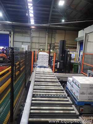 Scott PHS Palletizer - ABB Robot With IRC5 Controller, Lantech Q1000 Stretch Wrapper and Conveyors