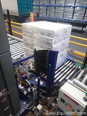 Scott PHS Palletizer - ABB Robot With IRC5 Controller, Lantech Q1000 Stretch Wrapper and Conveyors