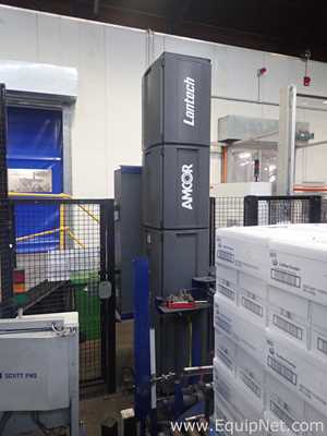 Scott PHS Palletizer - ABB Robot With IRC5 Controller, Lantech Q1000 Stretch Wrapper and Conveyors