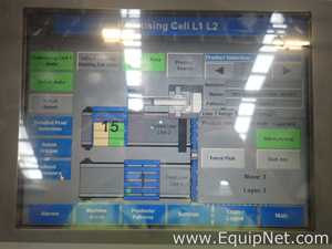 Scott PHS Palletizer - ABB Robot With IRC5 Controller, Lantech Q1000 Stretch Wrapper and Conveyors