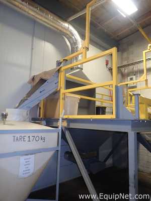 Stainless Steel Coffee Receiving Hopper with Auger Conveyor