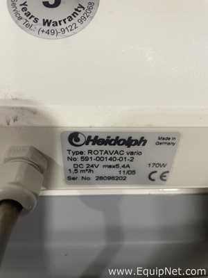 Bomba de Vacío Heidolph Rotovac vario