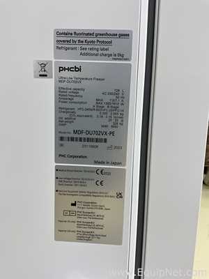 Unused PHCBI TwinGuard MDF-DU702VX-PE Ultra-Low Temperature Freezer