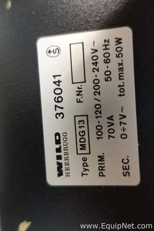 Wild Heerbrugg MDG13 Microscope
