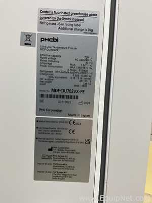 Unused PHCBI TwinGuard MDF-DU702VX-PE Ultra-Low Temperature Freezer