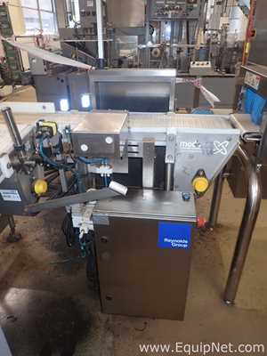 Moduline Stainless Steel Mat Top Conveyor with Cognex Barcode Reader