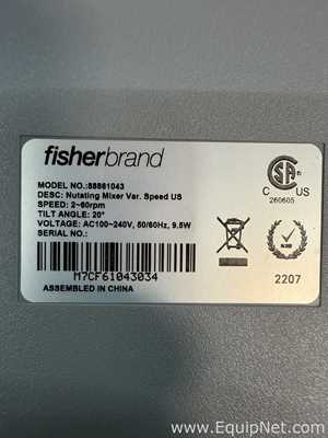 Los aus 2 Labormischer Fisherbrand 