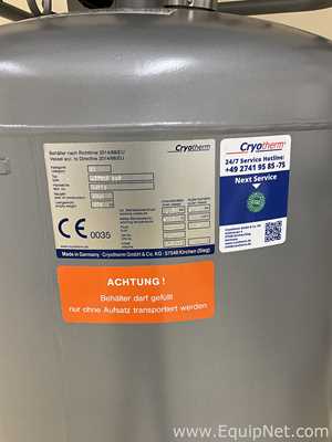 Tanque - Vaso de Pressão Cryotherm GmbH  Apollo 350