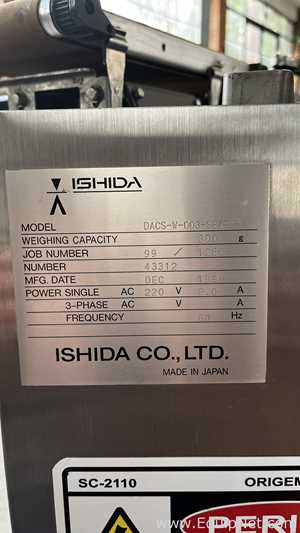 Checadora de Peso Ishida DACS-W