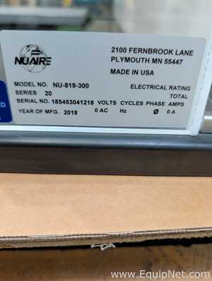 2018 NuAire LabGard NU-819-300 Class Benchtop Vented Containment Enclosure