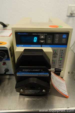 Lot of 2 Barnant Co Peristaltic Pumps Equipped with Easyload MasterFlex Heads