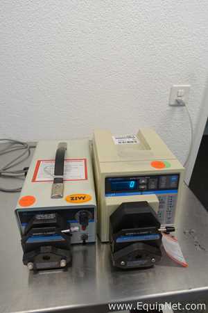 Lot of 2 Barnant Co Peristaltic Pumps Equipped with Easyload MasterFlex Heads