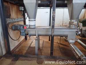 Allcor Stainless Steel Screw Conveyor L1500mm X W500mm X H500mm