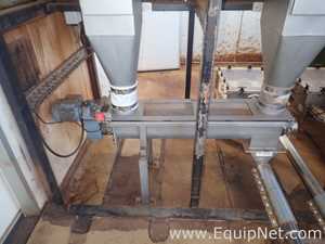 Allcor Stainless Steel Screw Conveyor L1500mm X W500mm X H500mm