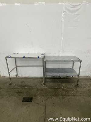 Lot of 2 Novacell Solution Tables
