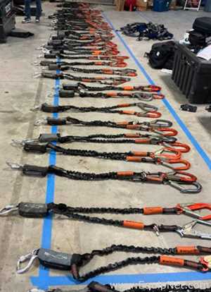 Approximately 10 Skylotec SkySafe Pro Flex Aluminum Lanyards