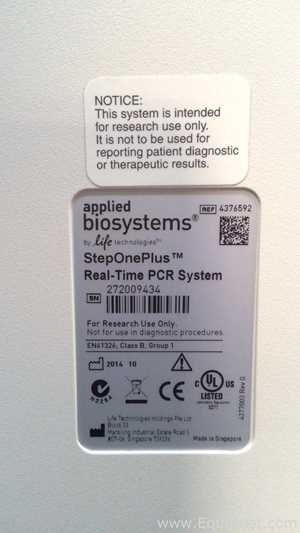 PCR y Termociclador Applied Biosystems StepOnePlus