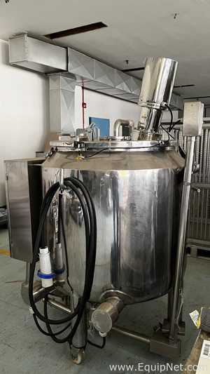 Tanque Encamisado Móvel em Aço Inox 316L ALWIS 450 Litros